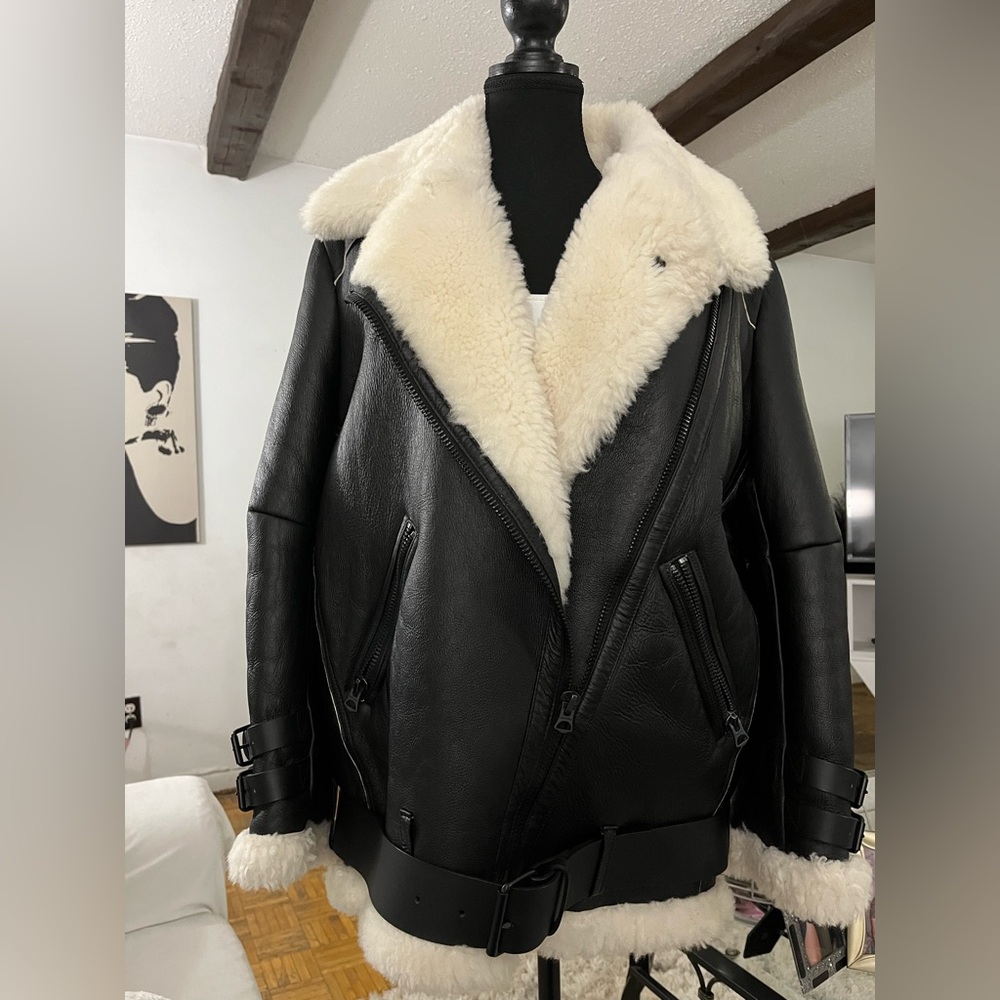 Acne Studios Iconic Velocite Shearling Jacket